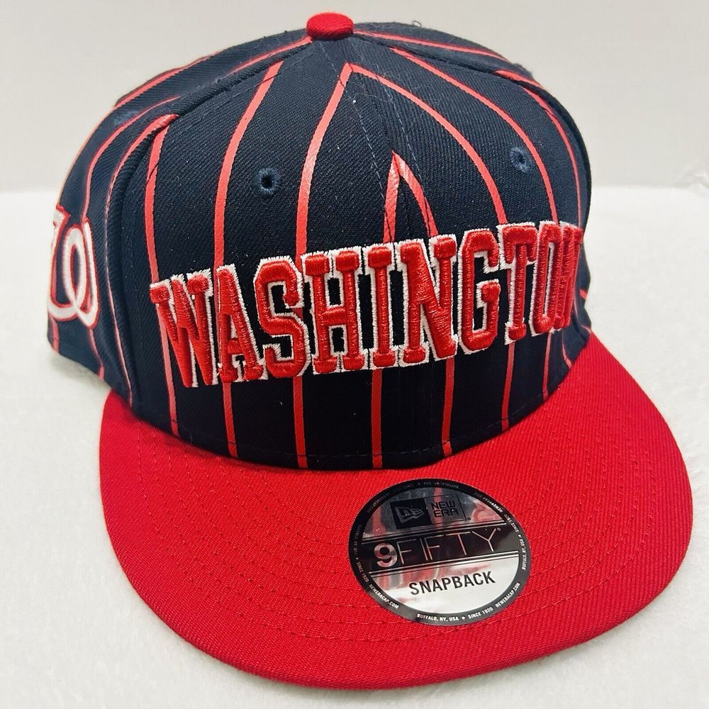 New Era Washington Nationals City Arch 9FIFTY Snapback Hat Cap Adjustable Blue
